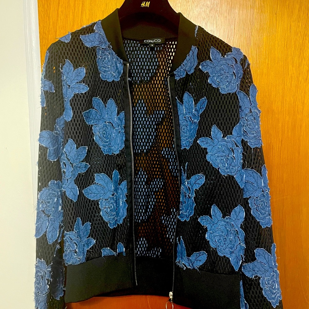 Floral Denim Bomber CQ by CQ